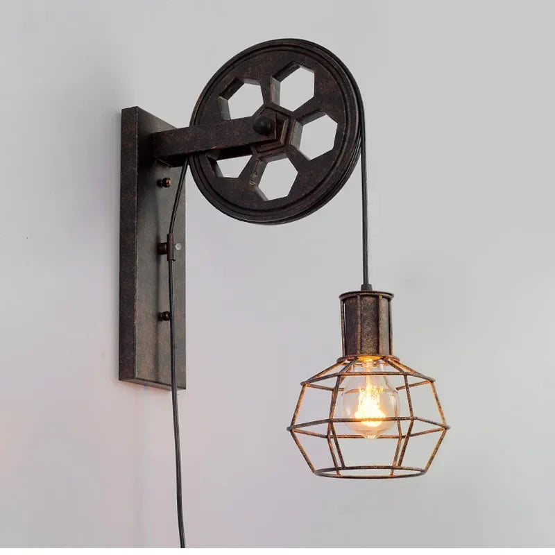 Retro Industrial LED Wall Lamp - ScentiMelti Home Fragrance, Beauty & Gifts UK