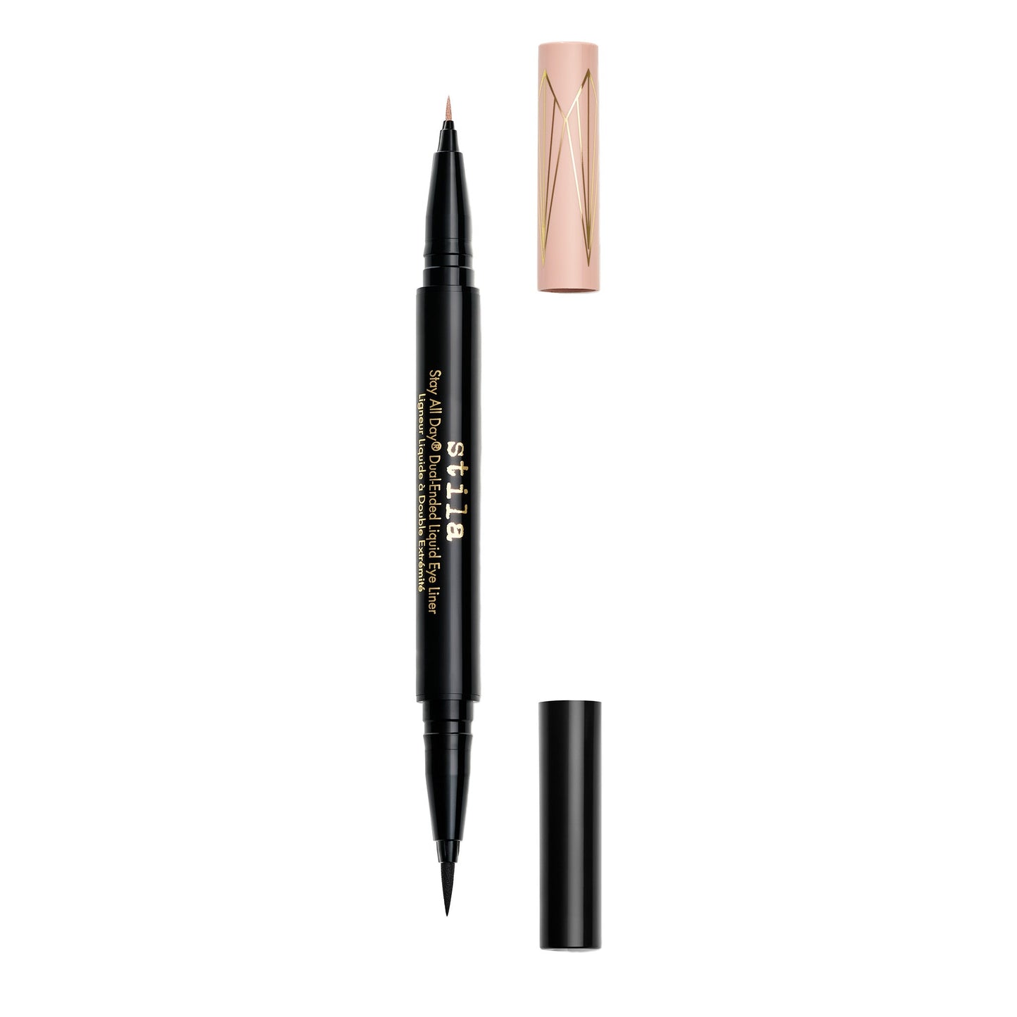 Stila Stay All Day® Dual-Ended Waterproof Liquid Eye Liner: Shimmer Micro Tip Kitten Kosmos and Intense Black - ScentiMelti Home Fragrance, Beauty & Gifts UK