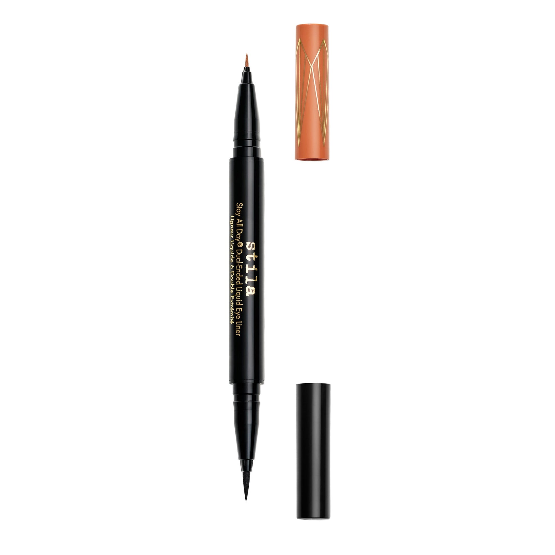 Stila Stay All Day® Dual-Ended Waterproof Liquid Eye Liner: Shimmer Micro Tip Mai Tai and Intense Black - ScentiMelti Home Fragrance, Beauty & Gifts UK