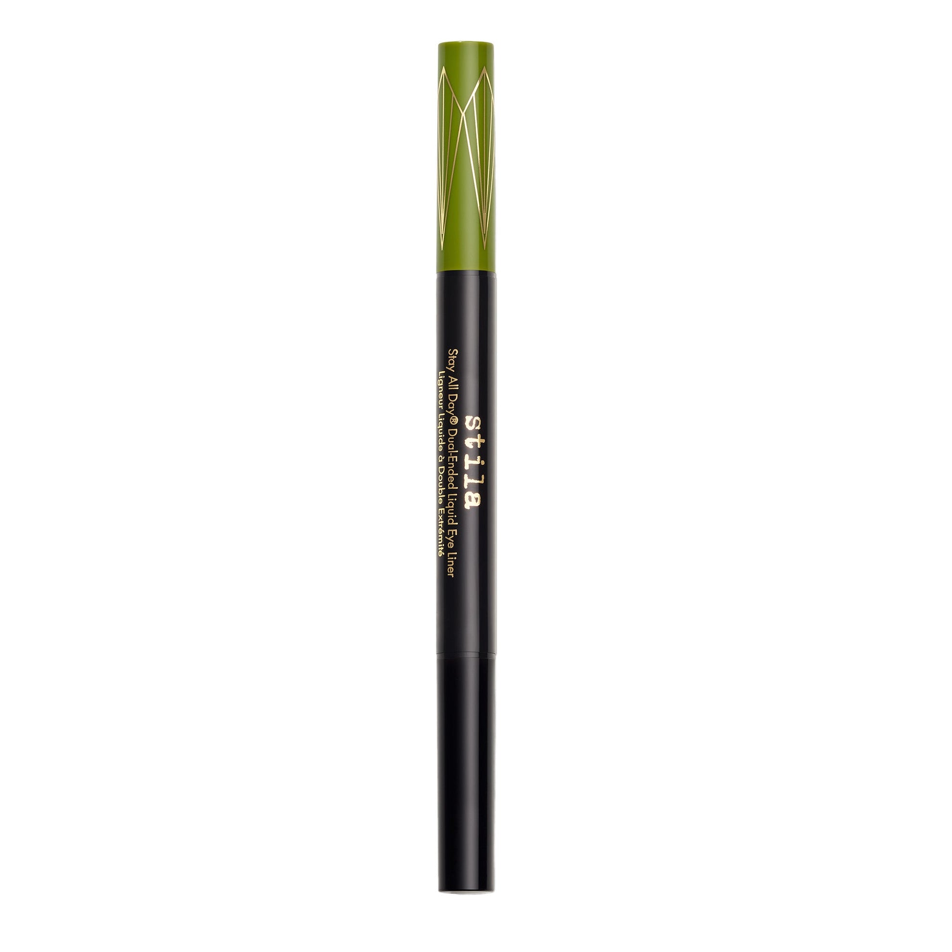 Stila Stay All Day® Dual-Ended Waterproof Liquid Eye Liner: Shimmer Micro Tip - Mojito and Intense Black - ScentiMelti Home Fragrance, Beauty & Gifts UK