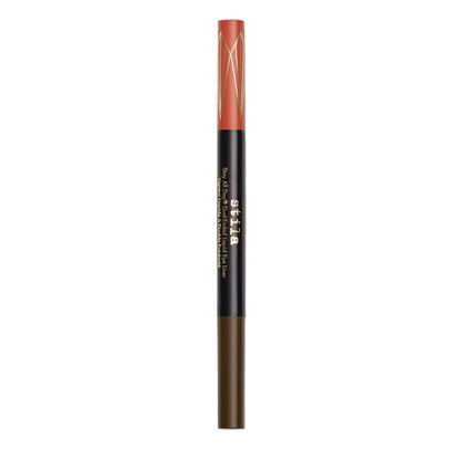 Stila Stay All Day® Dual-Ended Waterproof Liquid Eye Liner: Two Colours - Amber and Dark Brown - ScentiMelti Home Fragrance, Beauty & Gifts UK