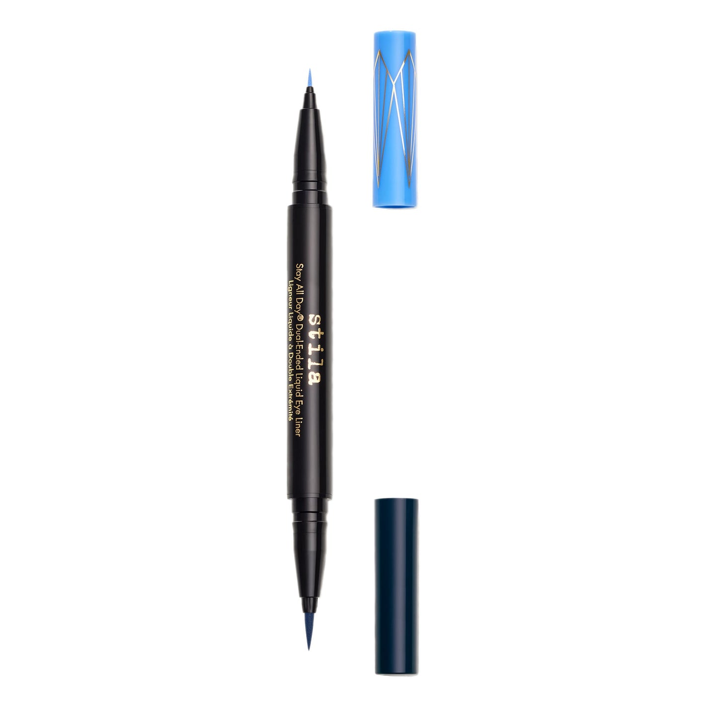 Stila Stay All Day® Dual-Ended Waterproof Liquid Eye Liner: Two Colours - Periwinkle/Midnight - ScentiMelti Home Fragrance, Beauty & Gifts UK