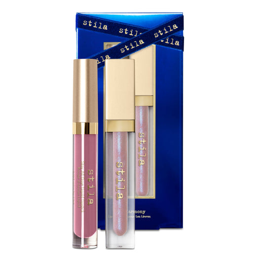 Stila Pink Harmony Liquid Lipstick & Lip Gloss Set - ScentiMelti Home Fragrance, Beauty & Gifts UK