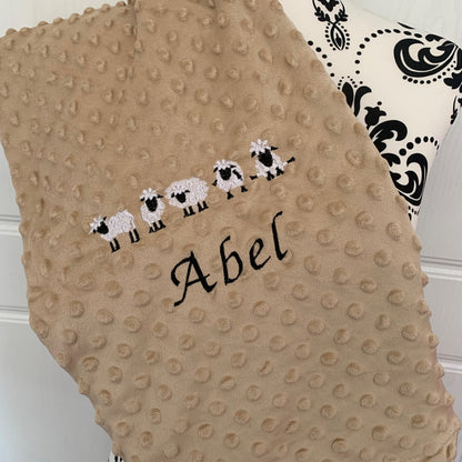 Sheep - Baby Bubble Blanket - Personalised - ScentiMelti Home Fragrance, Beauty & Gifts UK