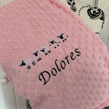 Sheep - Baby Bubble Blanket - Personalised - ScentiMelti Home Fragrance, Beauty & Gifts UK