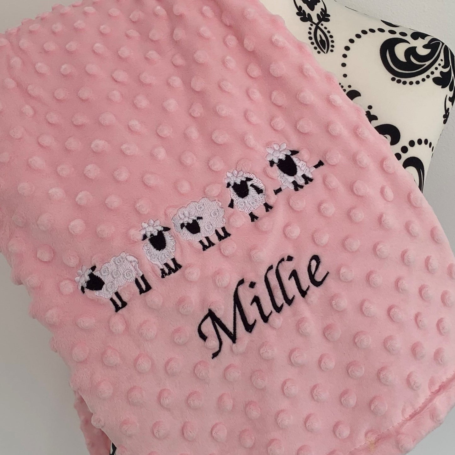 Sheep - Baby Bubble Blanket - Personalised - ScentiMelti Home Fragrance, Beauty & Gifts UK