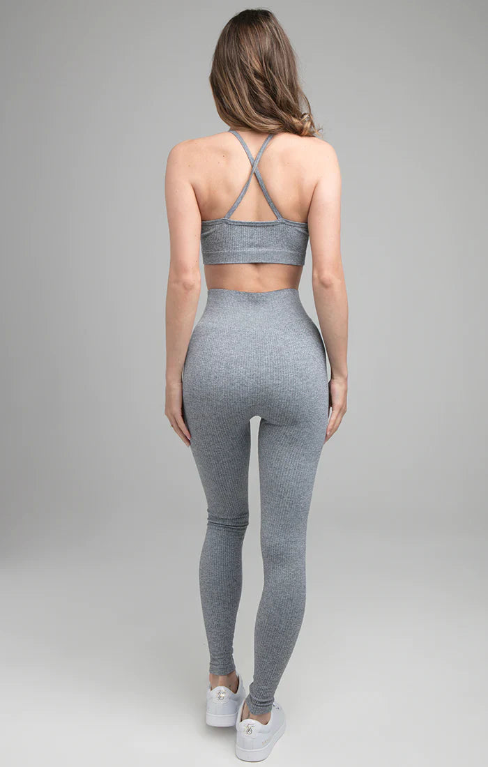 SikSilk Ribbed Gym Bralette - Grey LITCollective ScentiMelti Wax Melts