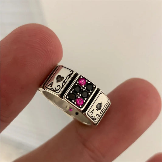 Ace Card Ring - ScentiMelti Home Fragrance, Beauty & Gifts UK