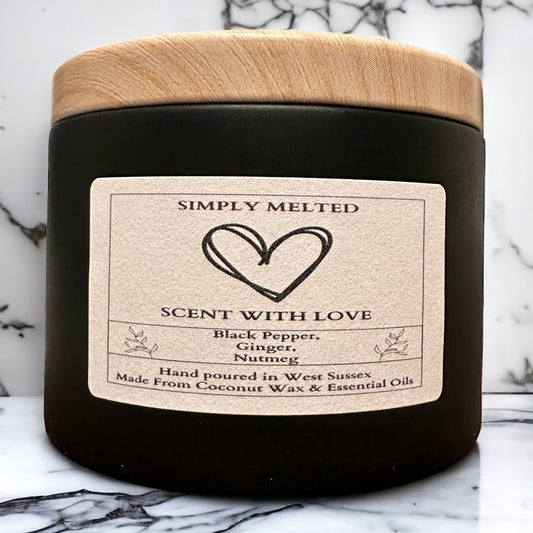 Scent With Love | Luxury Aphrodisiac Candle - ScentiMelti Home Fragrance, Beauty & Gifts UK