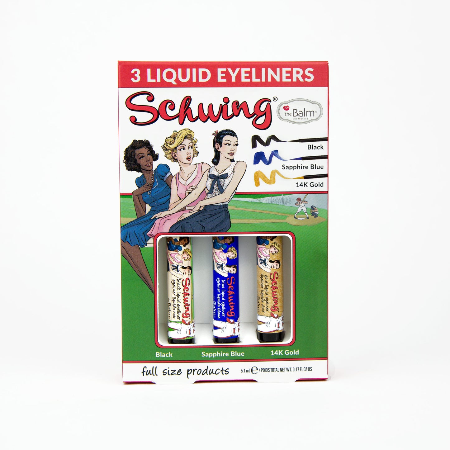 theBalm Cosmetics SCHWING® TRIO Liquid Eyeliner Gift Set - ScentiMelti Home Fragrance, Beauty & Gifts UK