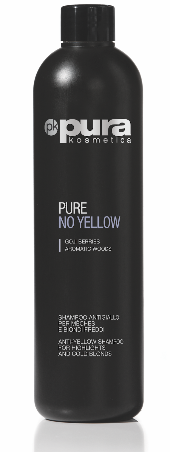 Pura Kosmetica Pure No Yellow Anti-Yellow Shampoo, 500ml - ScentiMelti Home Fragrance, Beauty & Gifts UK