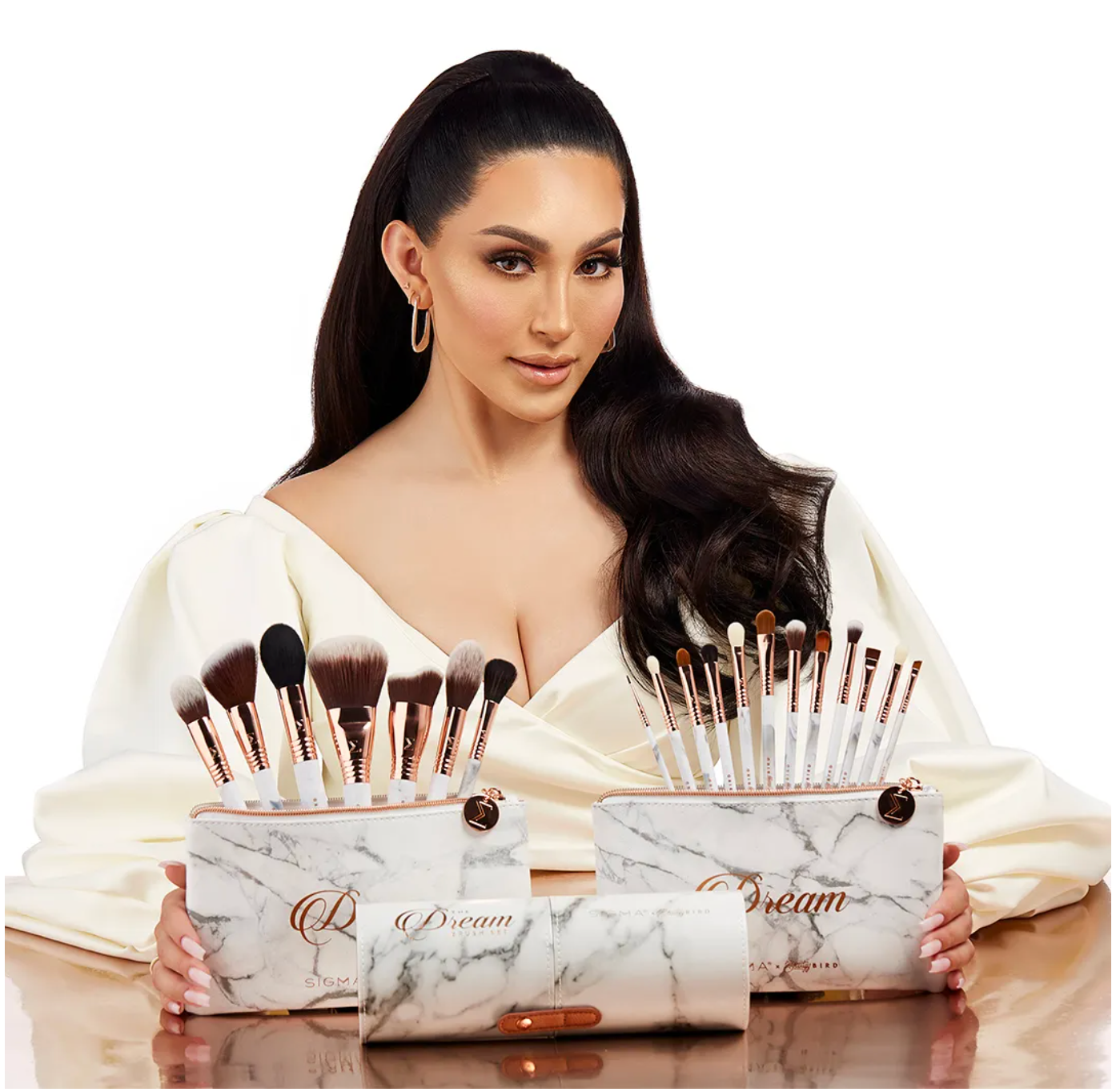 Sigma Beauty x Beautybird The Dream Brush Set - 19 Piece Brush Set and Brush Cup £274 value - ScentiMelti Home Fragrance, Beauty & Gifts UK