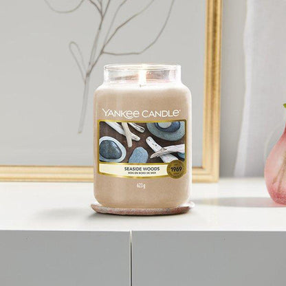 Yankee Candle Seaside Woods Classic Large Jar Candle - ScentiMelti  Yankee Candle Seaside Woods Classic Large Jar Candle