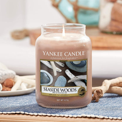 Yankee Candle Seaside Woods Classic Large Jar Candle - ScentiMelti  Yankee Candle Seaside Woods Classic Large Jar Candle