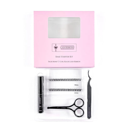 Boxed 'C' Curl Black Half Lash Ribbons® Starter Kit (With Ultimate Bond) - ScentiMelti  Boxed 'C' Curl Black Half Lash Ribbons® Starter Kit (With Ultimate Bond)