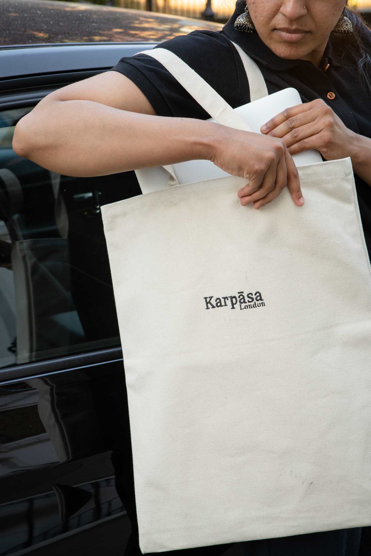 Tote Bag - Organic Cotton Karpāsa London ScentiMelti Wax Melts