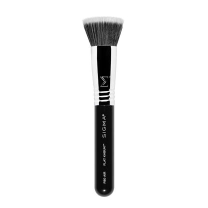 Sigma Beauty F80 Air Flat Kabuki Brush - Black/Chrome - ScentiMelti Home Fragrance, Beauty & Gifts UK