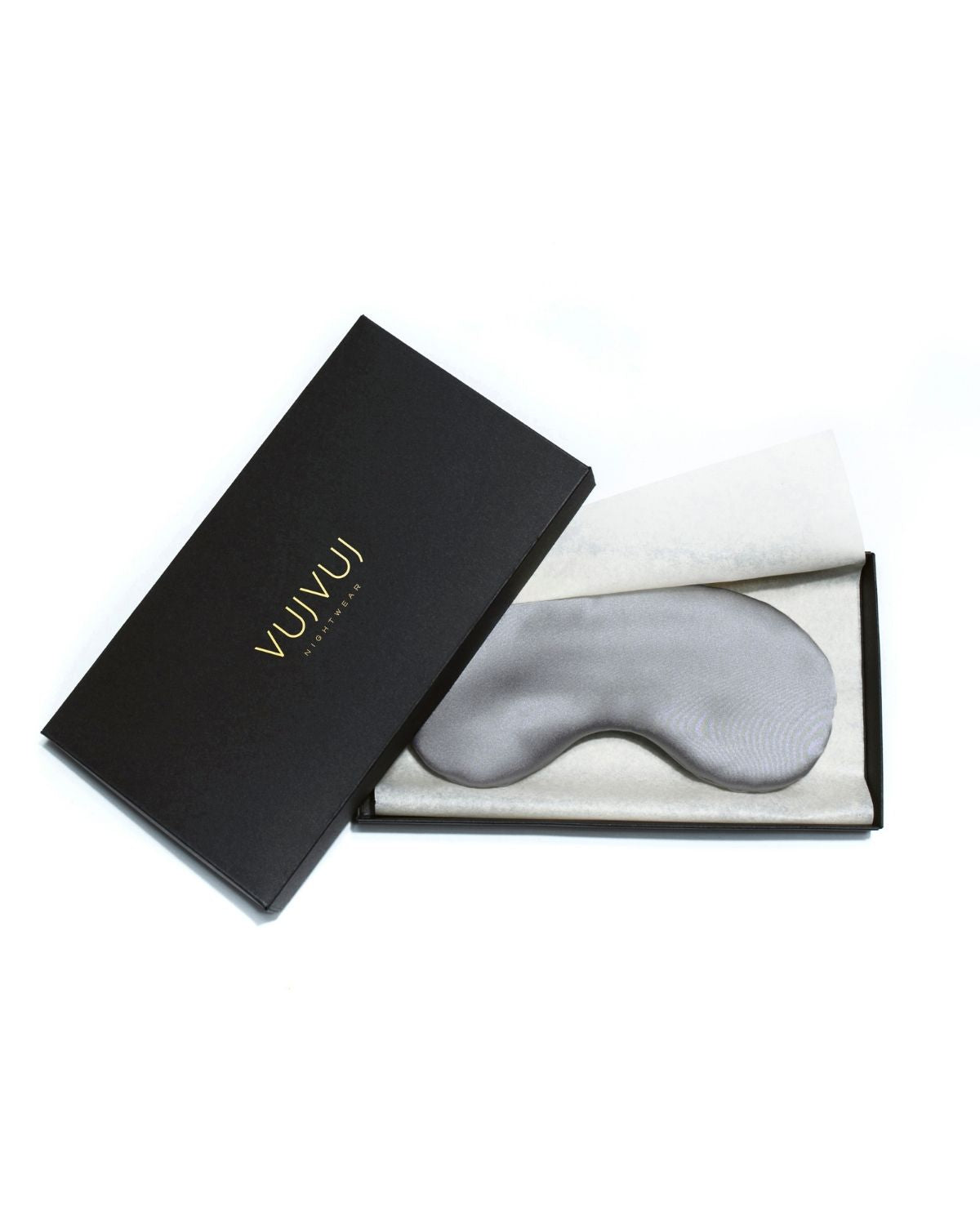 Silk Sleep Mask In Grey - ScentiMelti Home Fragrance, Beauty & Gifts UK