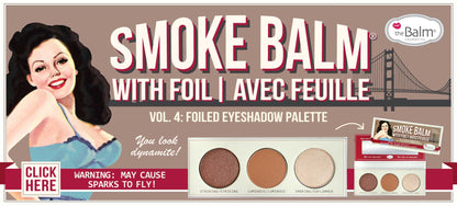 theBalm SMOKEBALM® Vol. 4 Foiled Eyeshadow Palette - ScentiMelti Home Fragrance, Beauty & Gifts UK