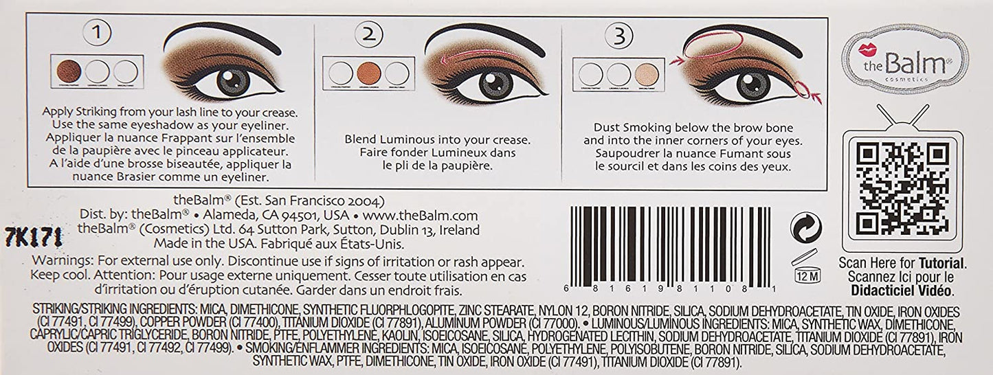 theBalm Smoke Balm Vol. 4 - Foiled Eyeshadow Palette - ScentiMelti Home Fragrance, Beauty & Gifts UK