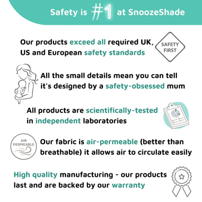 SnoozeShade for Cots | Cot blackout canopy | Air-permeable fabric - ScentiMelti Home Fragrance, Beauty & Gifts UK