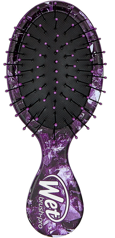 Wet Brush Mini Detangler Mystical Crystals Soothing Amethyst - ScentiMelti Home Fragrance, Beauty & Gifts UK