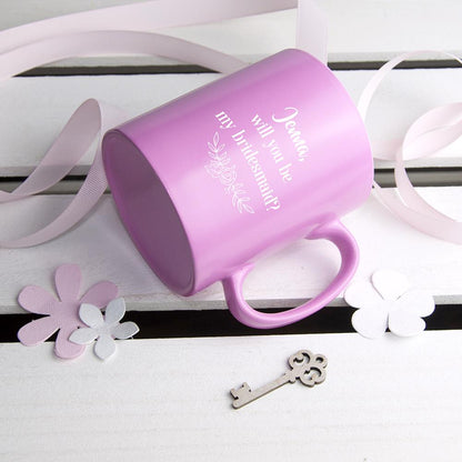 Squad Goals Personalised Bridesmaid Proposal Mug Sweetlea Gifts Ltd ScentiMelti Wax Melts