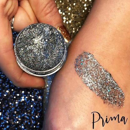 Prima Makeup Holographic Glitter Paste - Chameleon Collection - Steel My Heart - ScentiMelti Home Fragrance, Beauty & Gifts UK