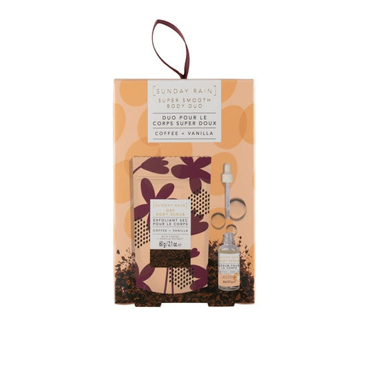 Sunday Rain Coffee and Vanilla Body Duo Gift Set - ScentiMelti Home Fragrance, Beauty & Gifts UK