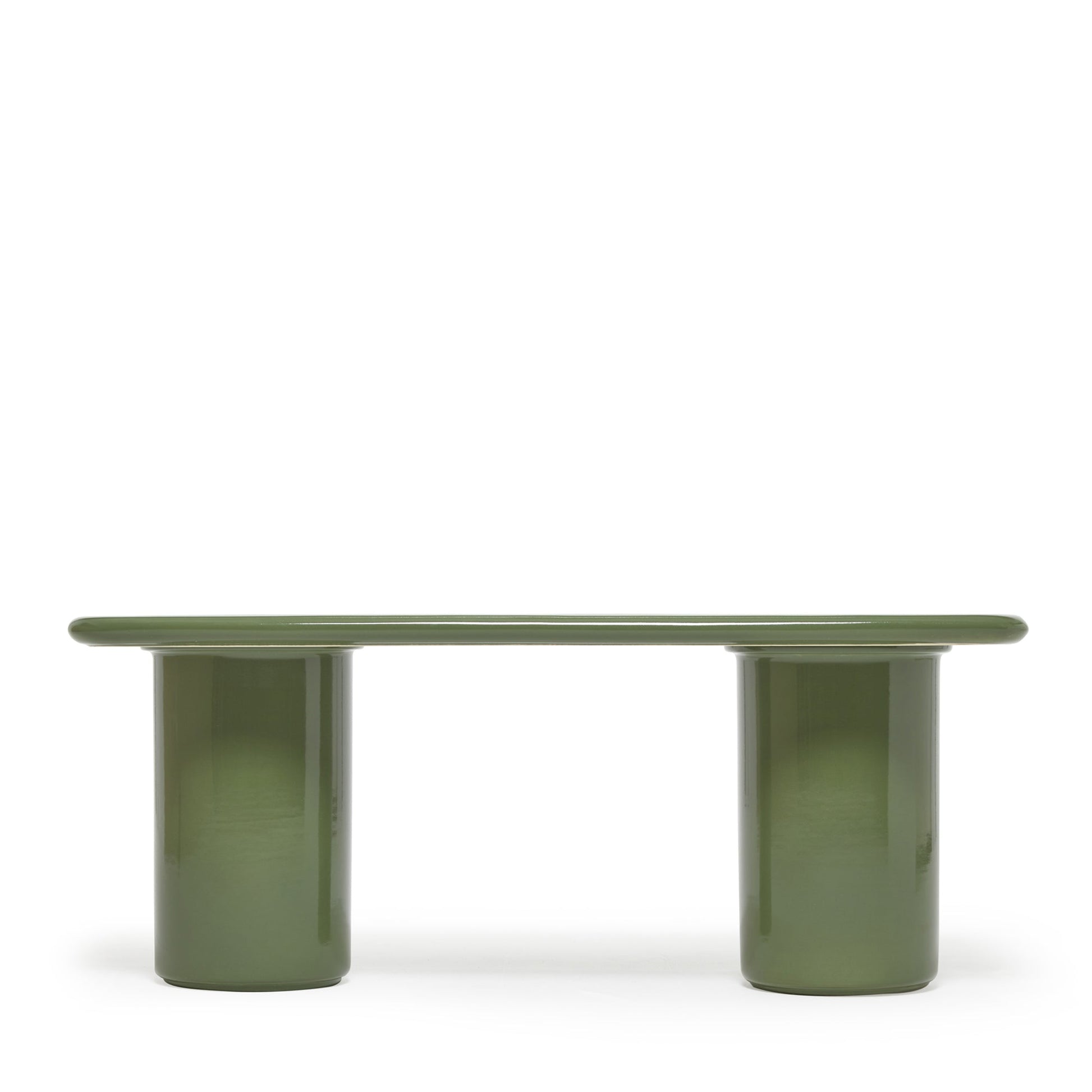 Mag Rectangular Low Side Table Green 90 x 40cm - ScentiMelti Home Fragrance, Beauty & Gifts UK