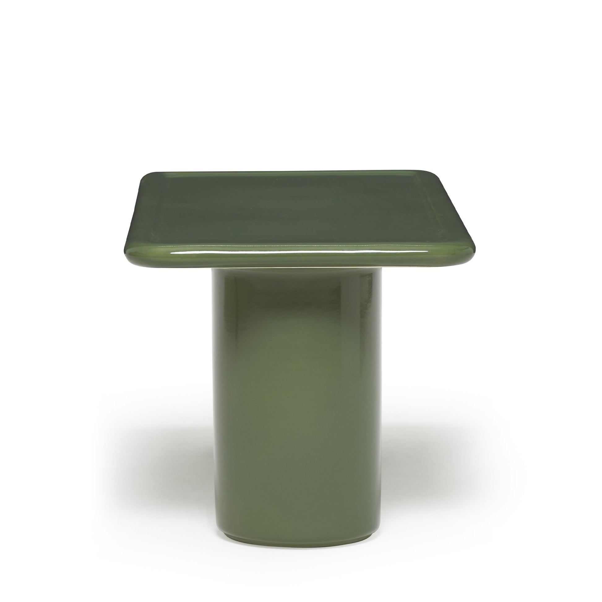 Mag Rectangular Low Side Table Green 90 x 40cm - ScentiMelti Home Fragrance, Beauty & Gifts UK