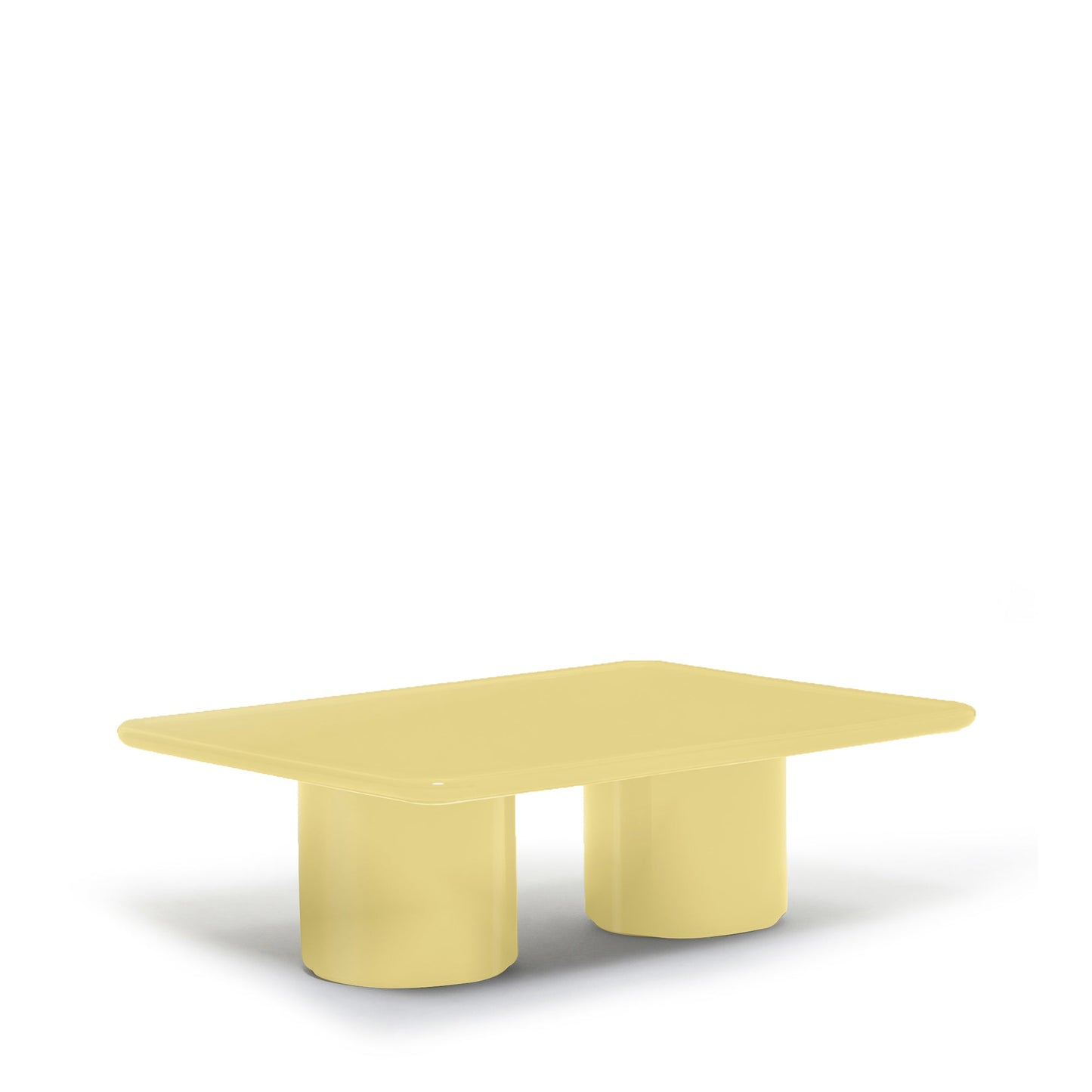 Mag Rectangular Coffee Table Yellow 80 x 60cm - ScentiMelti Home Fragrance, Beauty & Gifts UK