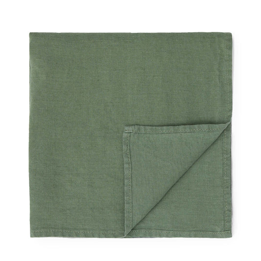 Linen Napkin Olive 47 x 47cm - ScentiMelti Home Fragrance, Beauty & Gifts UK