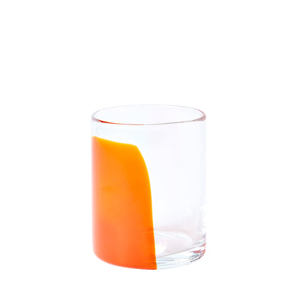 Wide Stripe Tumbler Orange - ScentiMelti Home Fragrance, Beauty & Gifts UK