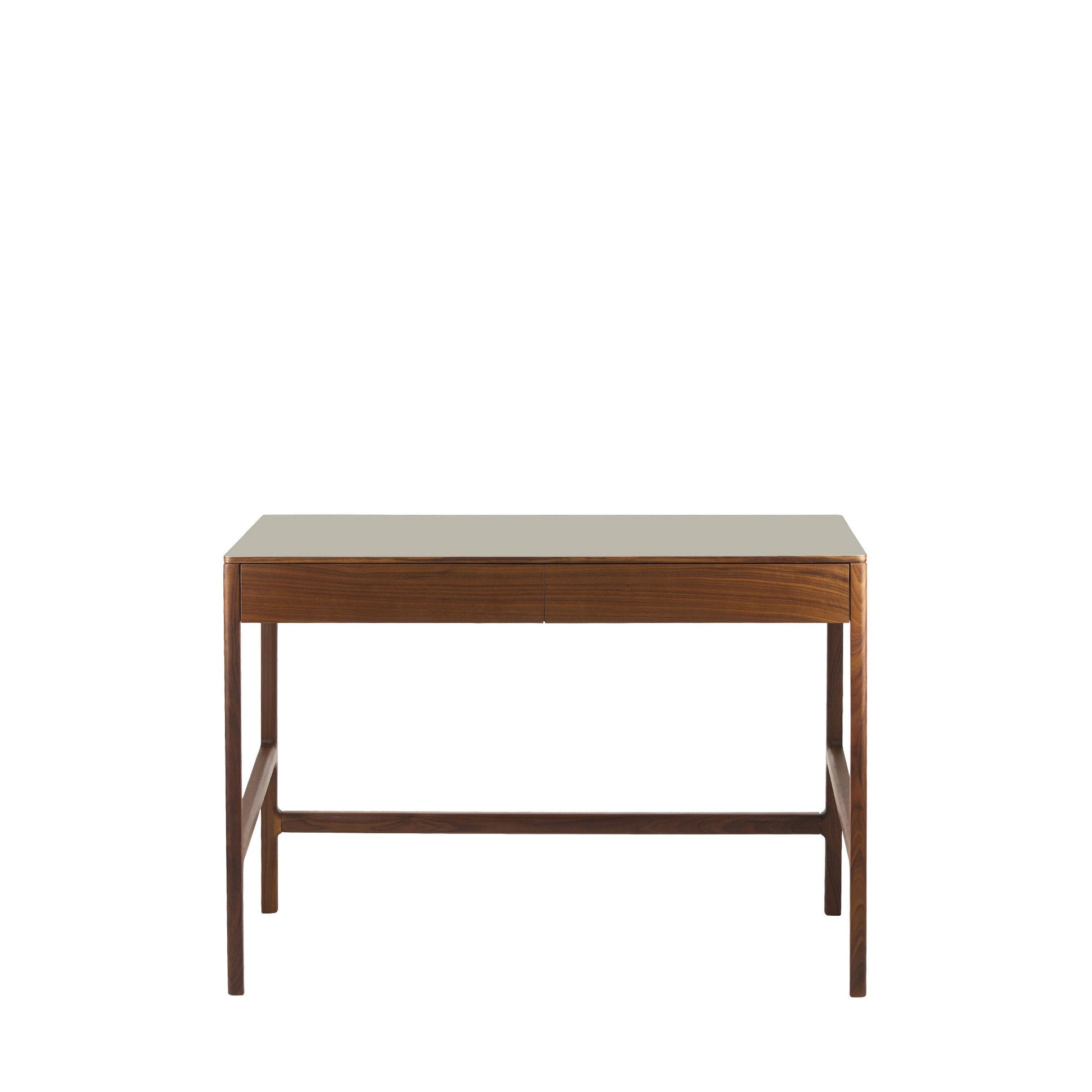 Domus 2-Drawer Desk Walnut - ScentiMelti Home Fragrance, Beauty & Gifts UK