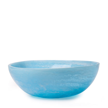 Pamana Serving Bowl Sky Blue Gloss 31cm - ScentiMelti Home Fragrance, Beauty & Gifts UK