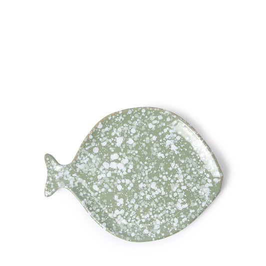 Small Fish Platter Silt Green 22cm - ScentiMelti Home Fragrance, Beauty & Gifts UK