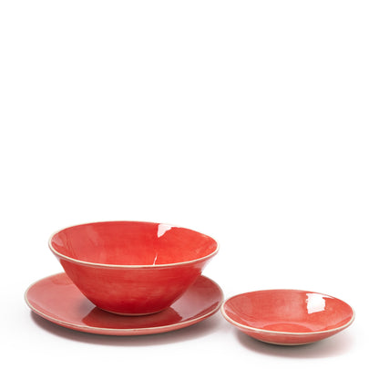 Brights Soup Bowl Red - ScentiMelti Home Fragrance, Beauty & Gifts UK