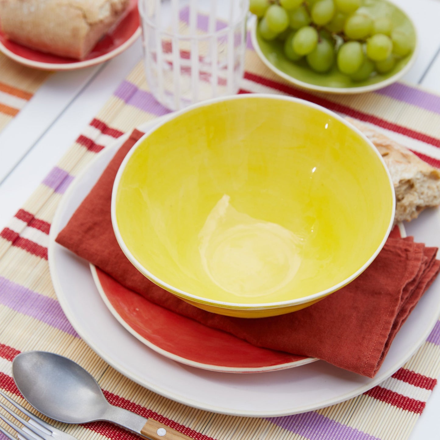 Brights Soup Bowl Yellow - ScentiMelti Home Fragrance, Beauty & Gifts UK