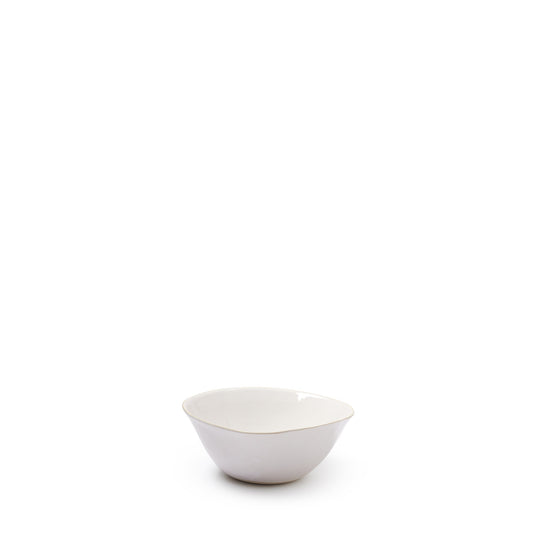 Organic Sand Pasta Bowl White - ScentiMelti Home Fragrance, Beauty & Gifts UK