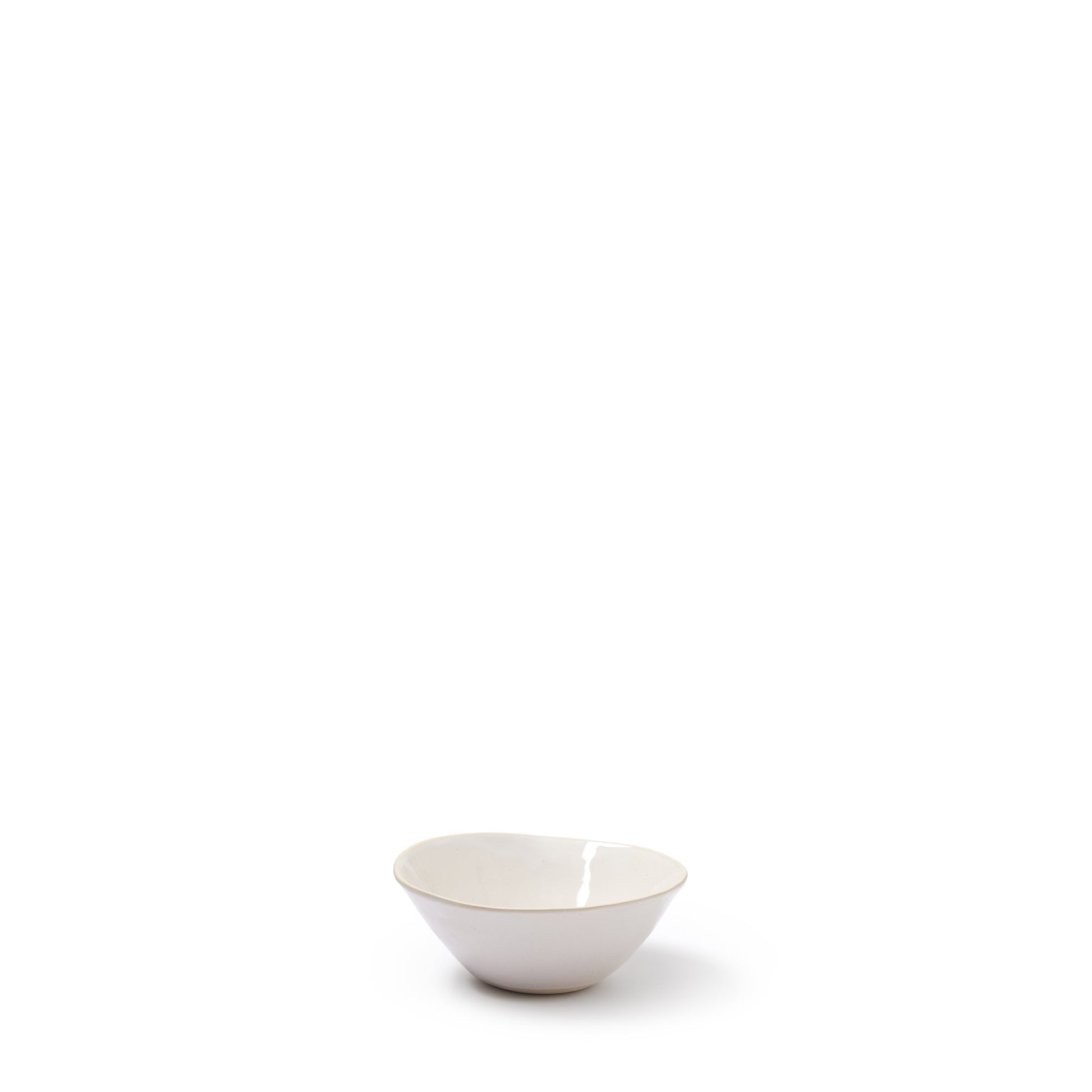 Organic Sand Soup Bowl White - ScentiMelti Home Fragrance, Beauty & Gifts UK