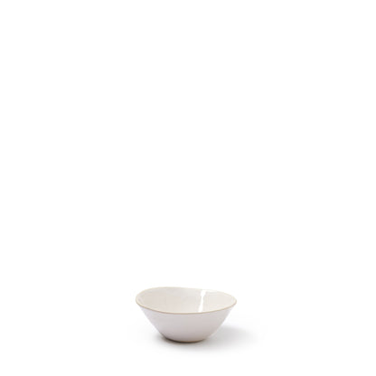 Organic Sand Soup Bowl White - ScentiMelti Home Fragrance, Beauty & Gifts UK