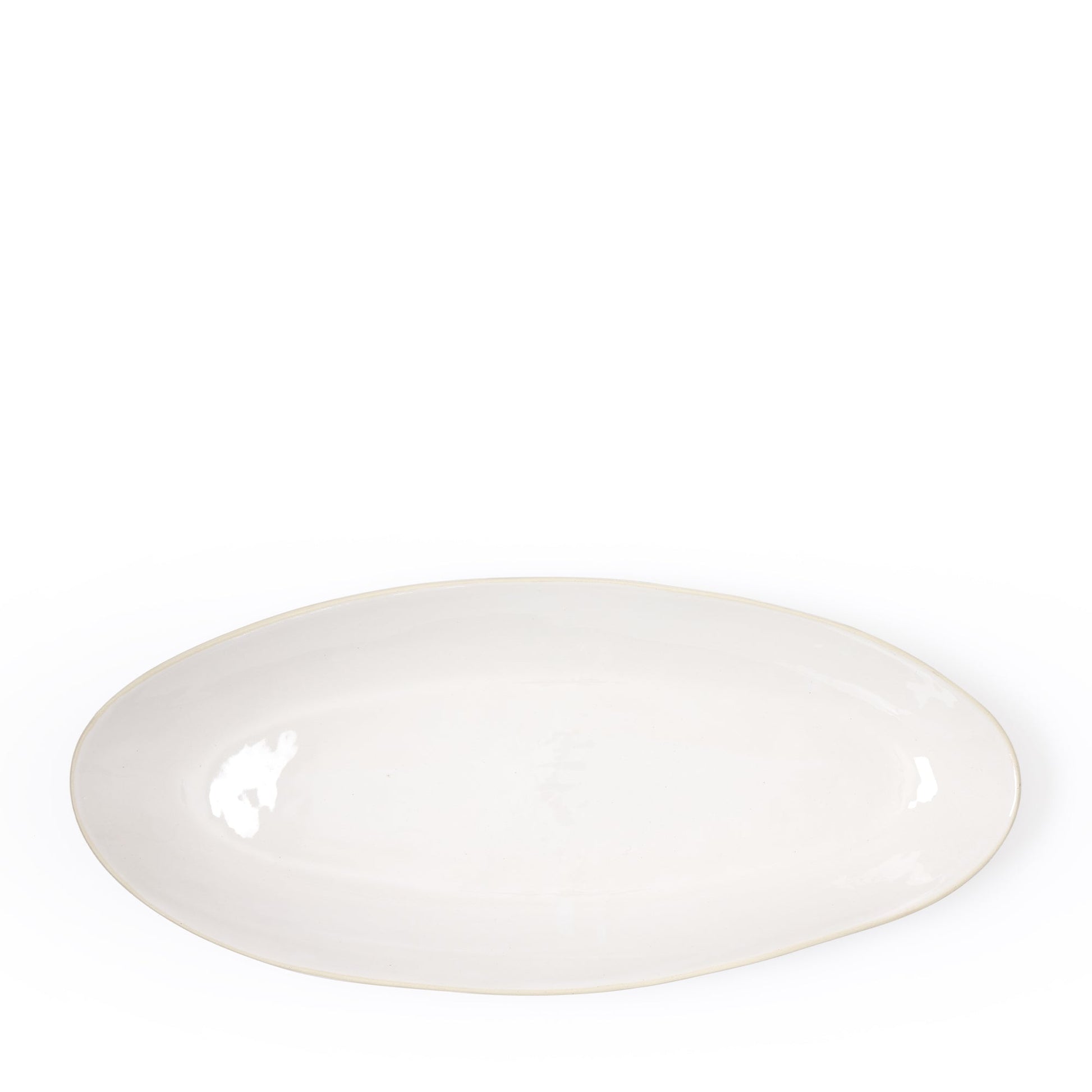 Organic Sand Oval Platter 56cm - ScentiMelti Home Fragrance, Beauty & Gifts UK