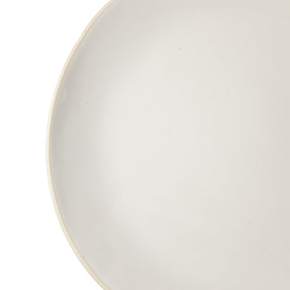 Organic Sand Dinner Plate White 28cm - ScentiMelti Home Fragrance, Beauty & Gifts UK