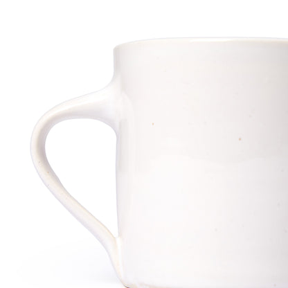 Organic Sand Mug White - ScentiMelti Home Fragrance, Beauty & Gifts UK