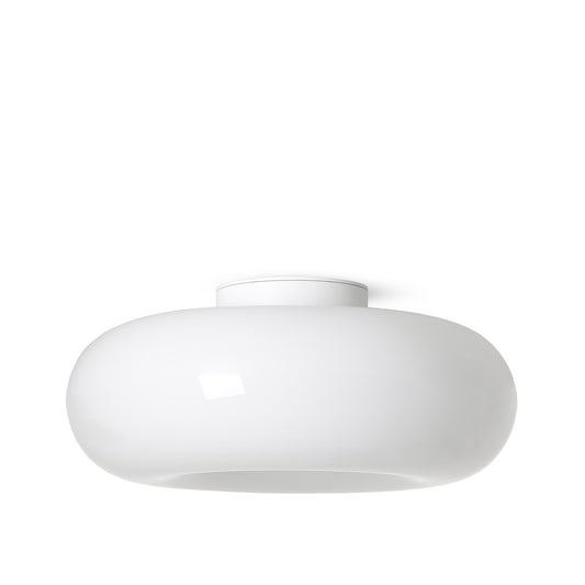 Torus Dimmable Large Flush Ceiling & Wall Light Opal The Conran Shop ScentiMelti Wax Melts