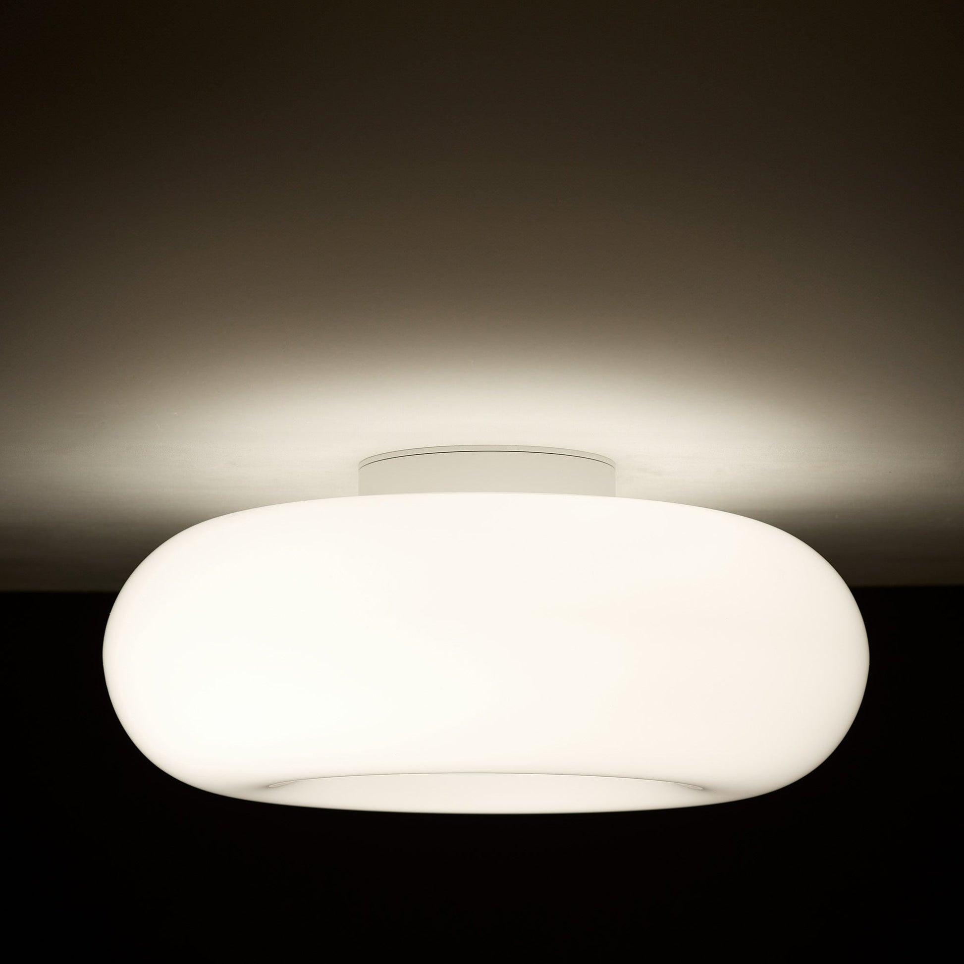 Torus Dimmable Large Flush Ceiling & Wall Light Opal The Conran Shop ScentiMelti Wax Melts