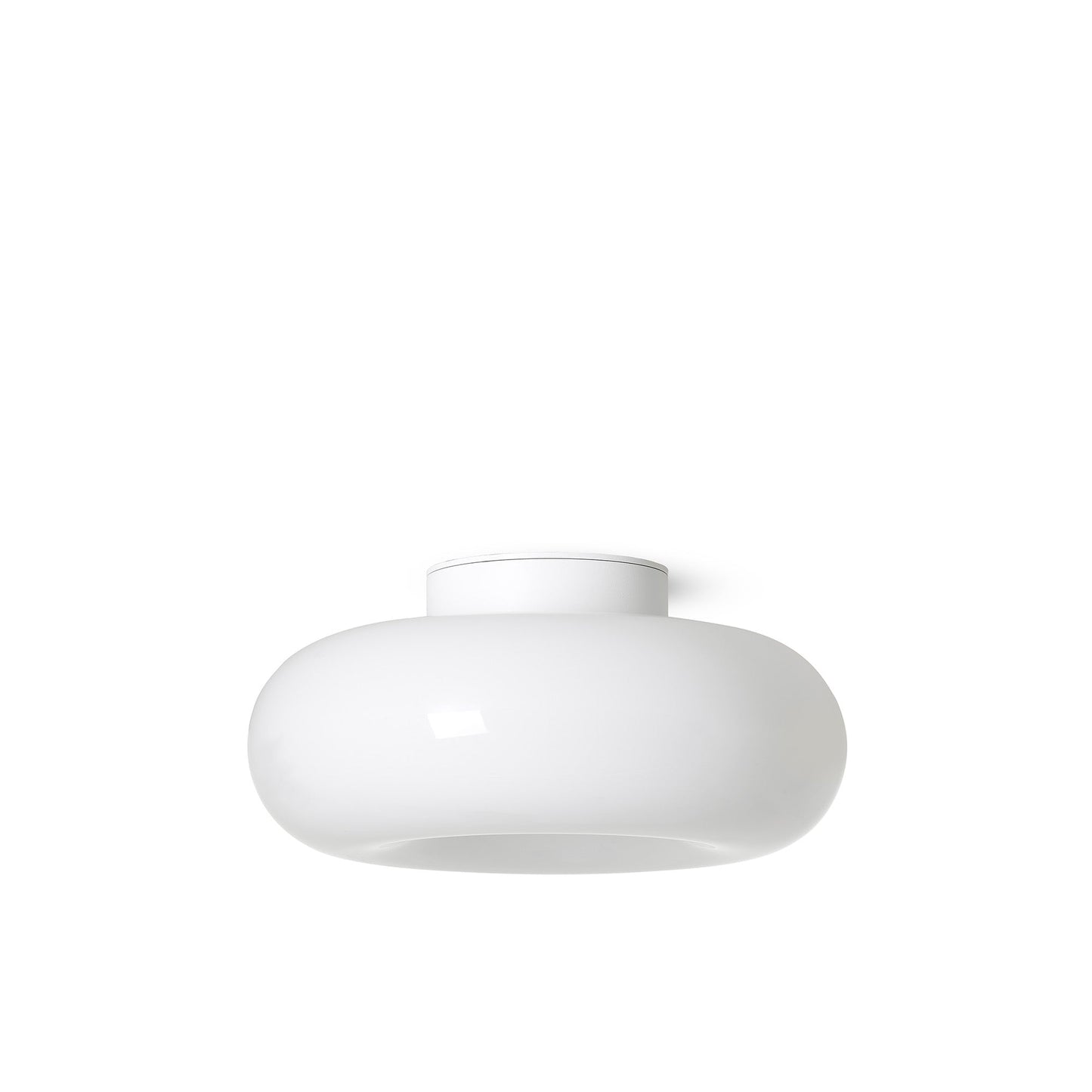 Torus Dimmable Medium Flush Ceiling & Wall Light Opal The Conran Shop ScentiMelti Wax Melts