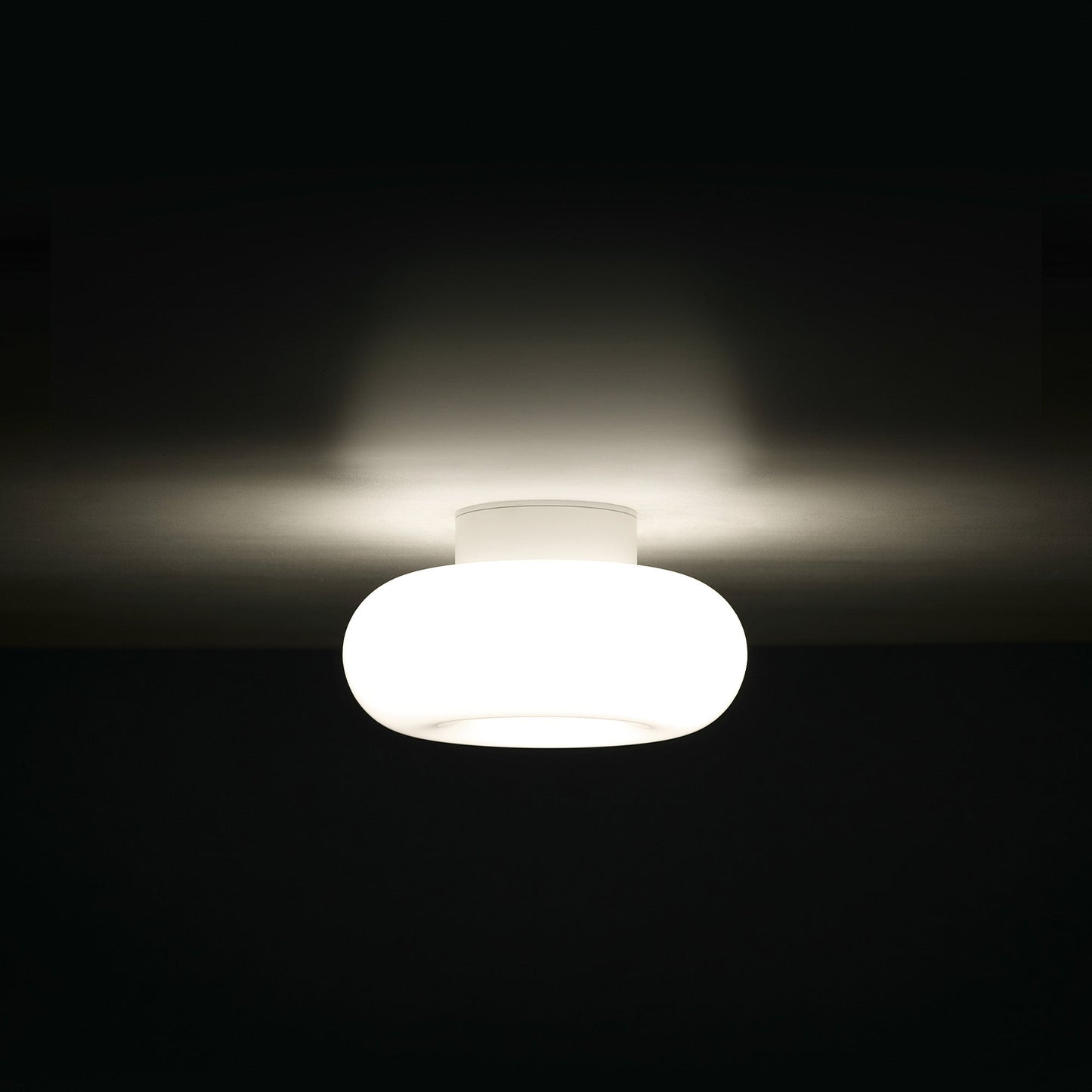 Torus Dimmable Small Flush Ceiling & Wall Light Opal The Conran Shop ScentiMelti Wax Melts