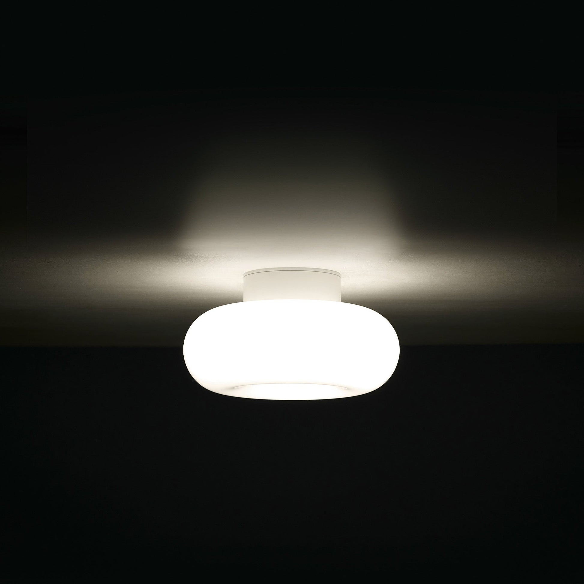 Torus Dimmable Small Flush Ceiling & Wall Light Opal The Conran Shop ScentiMelti Wax Melts